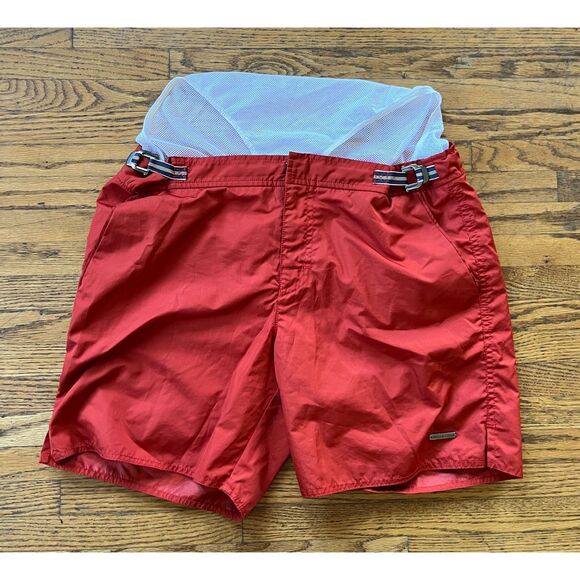 Parke & Ronen Orange Swim Shorts Trunks   Mens Size 32 - Picture 3 of 9